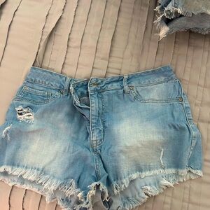 Light blue Jean shorts